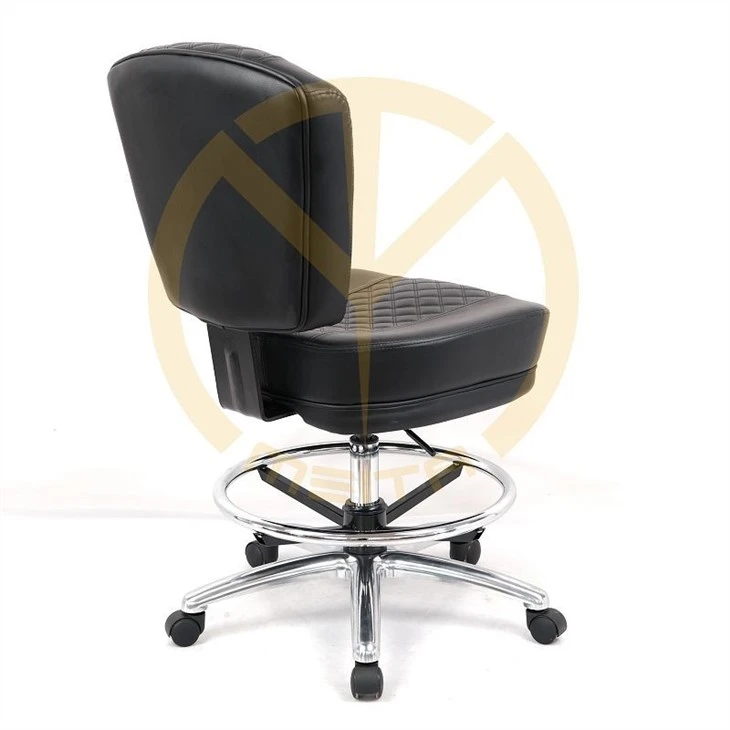 High Quality  Poker Chairs Stable Leather Modern Swivel Bar Stool Heighted Chair
